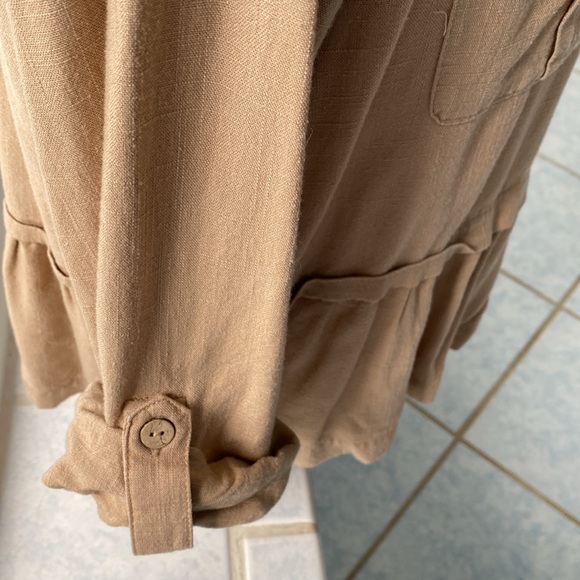 Ruby Rd. Safari linen blend top size medium - Picture 6 of 6